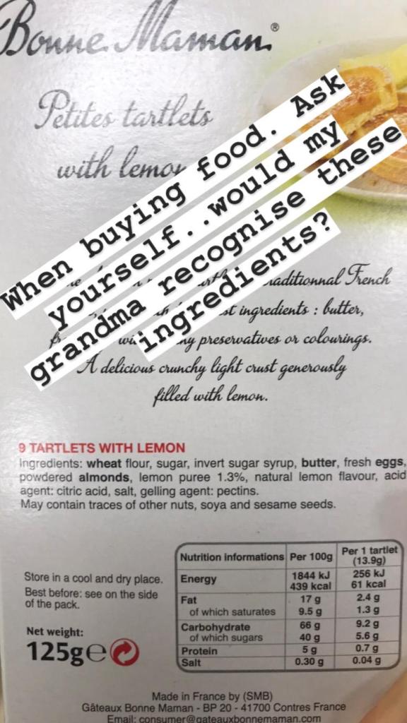 Lactose free, dairy free, gluten free, meat free, sugar free, less salt, fat free. So whats IN the food we eat?